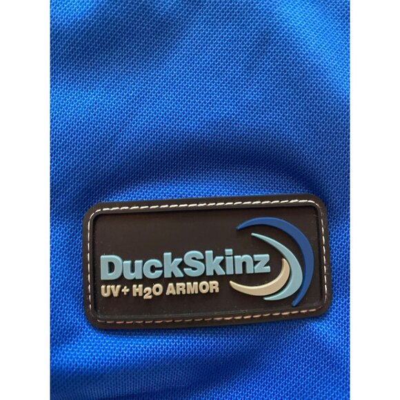 DuckSkinz UV+ H2O Armor Blue Full-Zip Jacket Size M Unisex - Picture 6 of 6